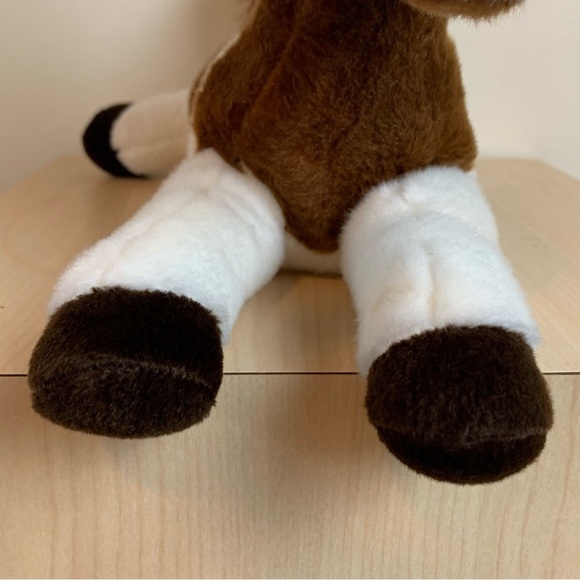 Plush Aurora Pinto Pony Horse Brown/White 2019 - Picture 6 of 13